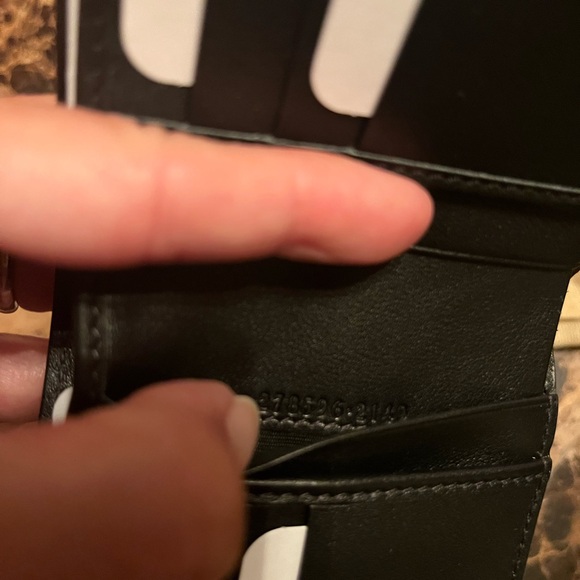 Micro Guccissima Black Authentic Wallet - Picture 5 of 6